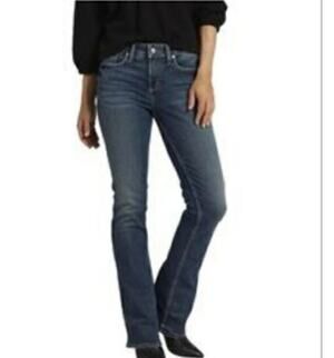 Silver flare jeans belle star bootcut dark wash  size 30/33
